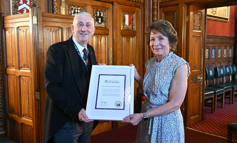Sir Lindsay Hoyle and Professor Dame Lesley Regan