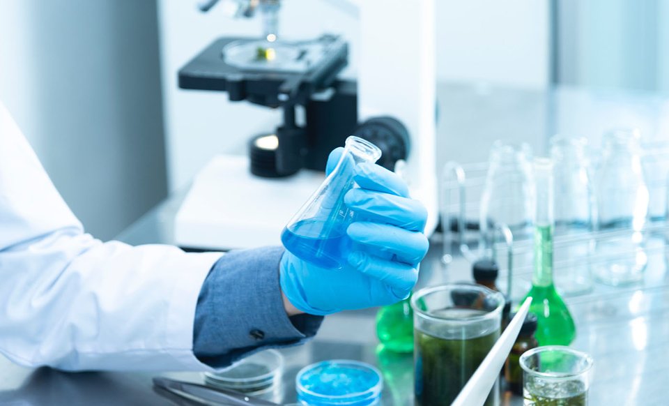 Scientist in the lab
