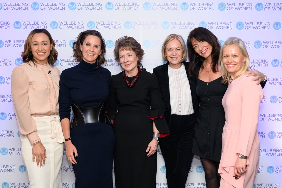 Dame Jessica Ennis-Hill, Alex Mahon, Professor Dame Lesley Regan, Mariella Frostrup, Davina McCall and Liv Garfield